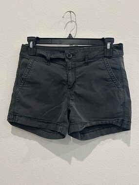 American Eagle Outfitters Black Cotton Casual Shorts